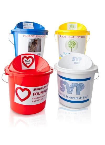 donation buckets with lids|Amazon.co.uk: Charity Buckets With Lids.
